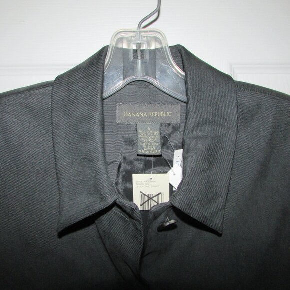 BANANA REPUBLIC Silk Jacket Blazer - Sz 8 - NEW - Picture 1 of 9